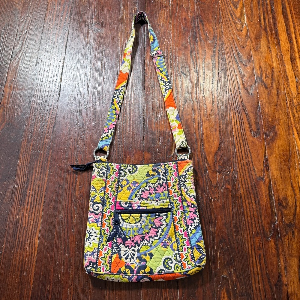 Vera Bradley Hipster Crossbody Purse Bag Rio Retired Multicolor Floral